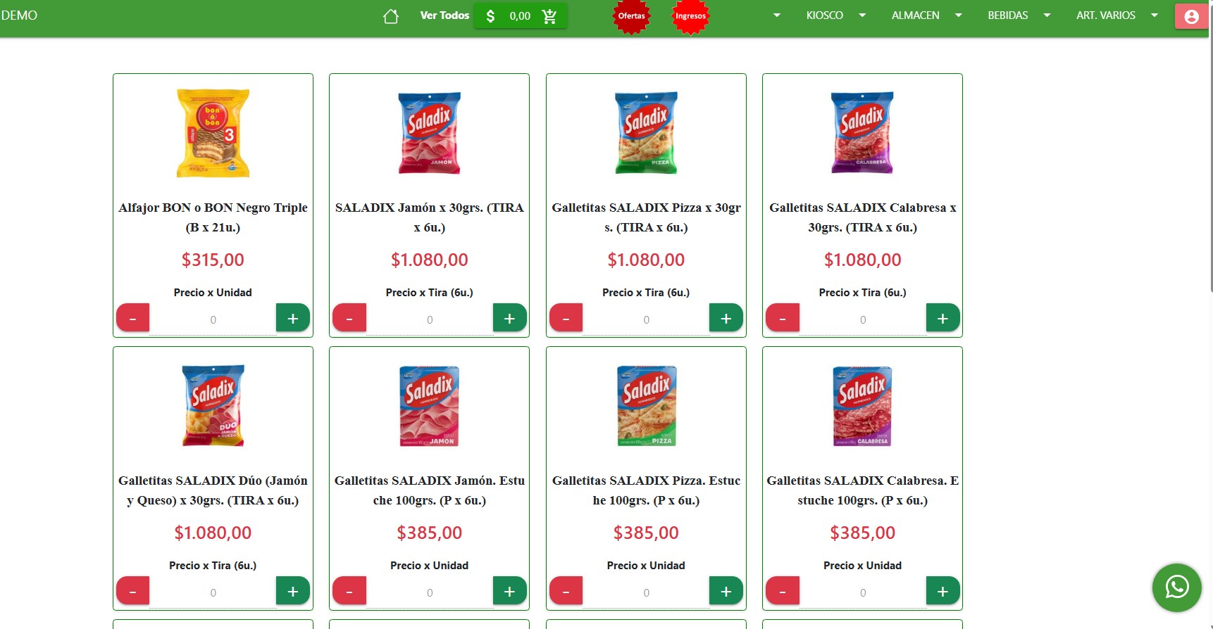 Sistema de facturación Online