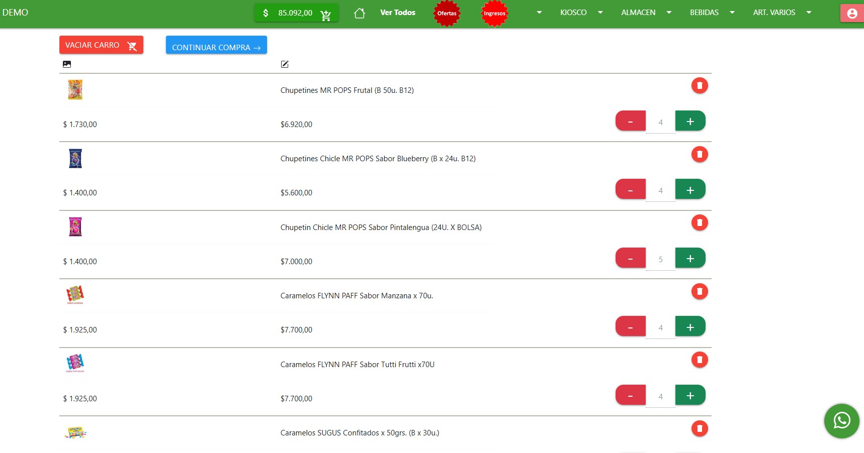Sistema de facturación Online